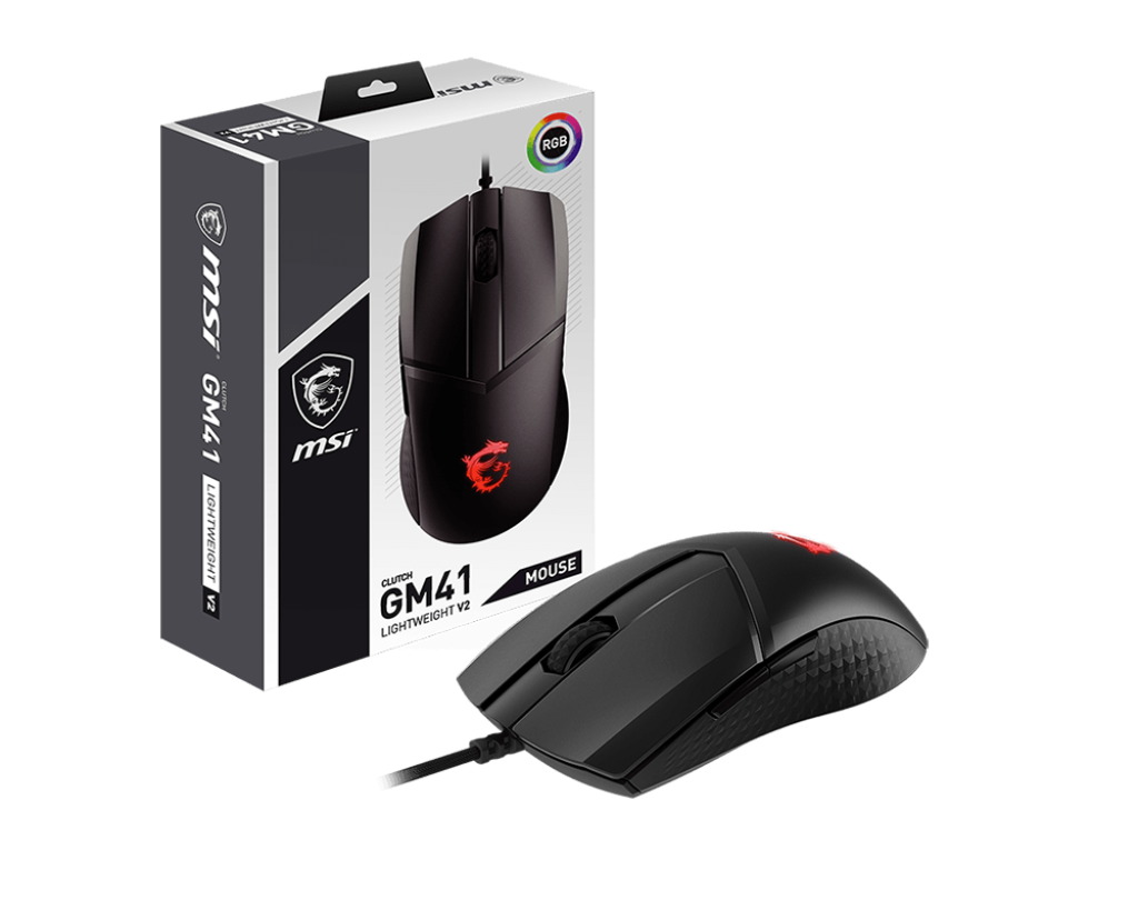 MSI CLUTCH GM41 LIGHTWEIGHT Gaming Mouse V2